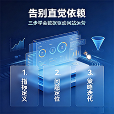 扬州建站-告别直觉依赖：三步学会数据驱动网站运营
