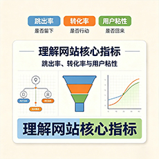 扬州建站-理解网站核心指标：跳出率、转化率与用户粘性