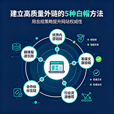 扬州建站-建立高质量外链的5种白帽方法